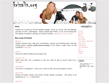 Tablet Screenshot of krisalis.org